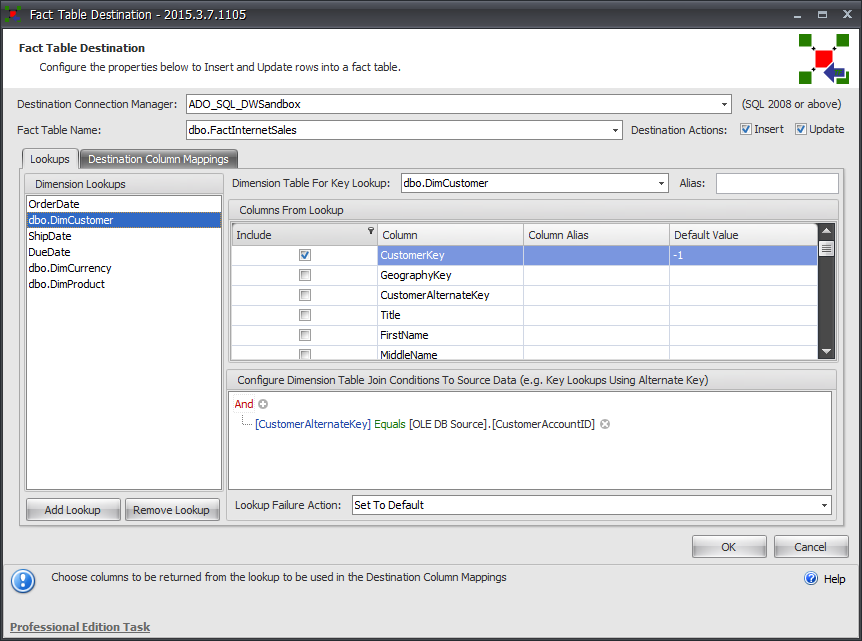 screenshot of SolarWinds Task Factory